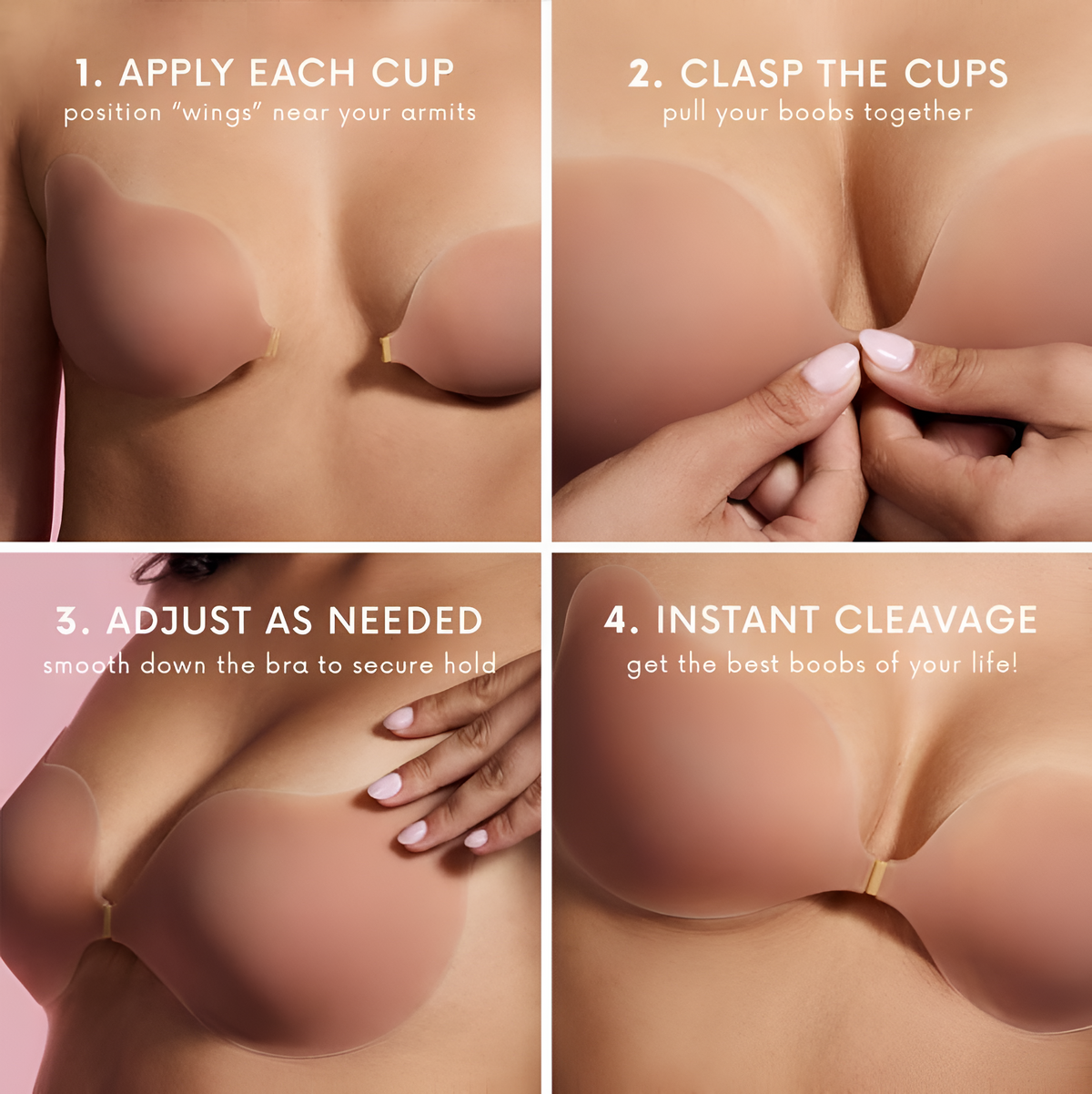 Sculpting Bra with Silicone Cups