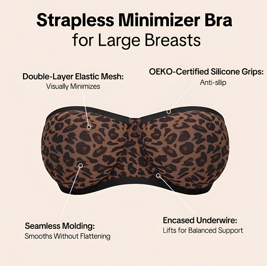 Convertible Strapless Minimizer Bra