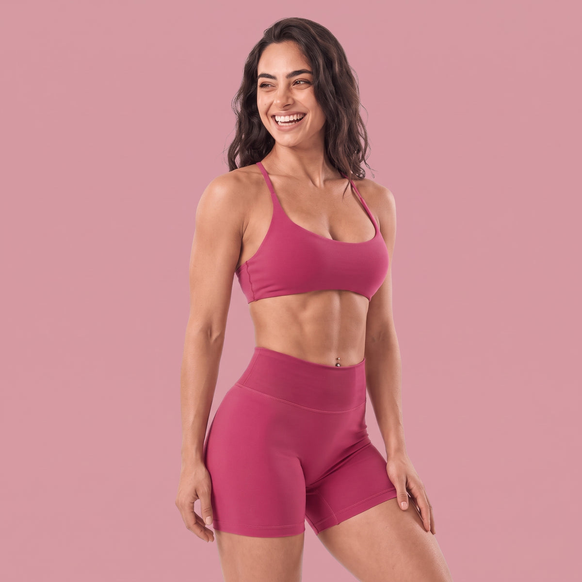 Seamless Sports Bra & Shorts Set