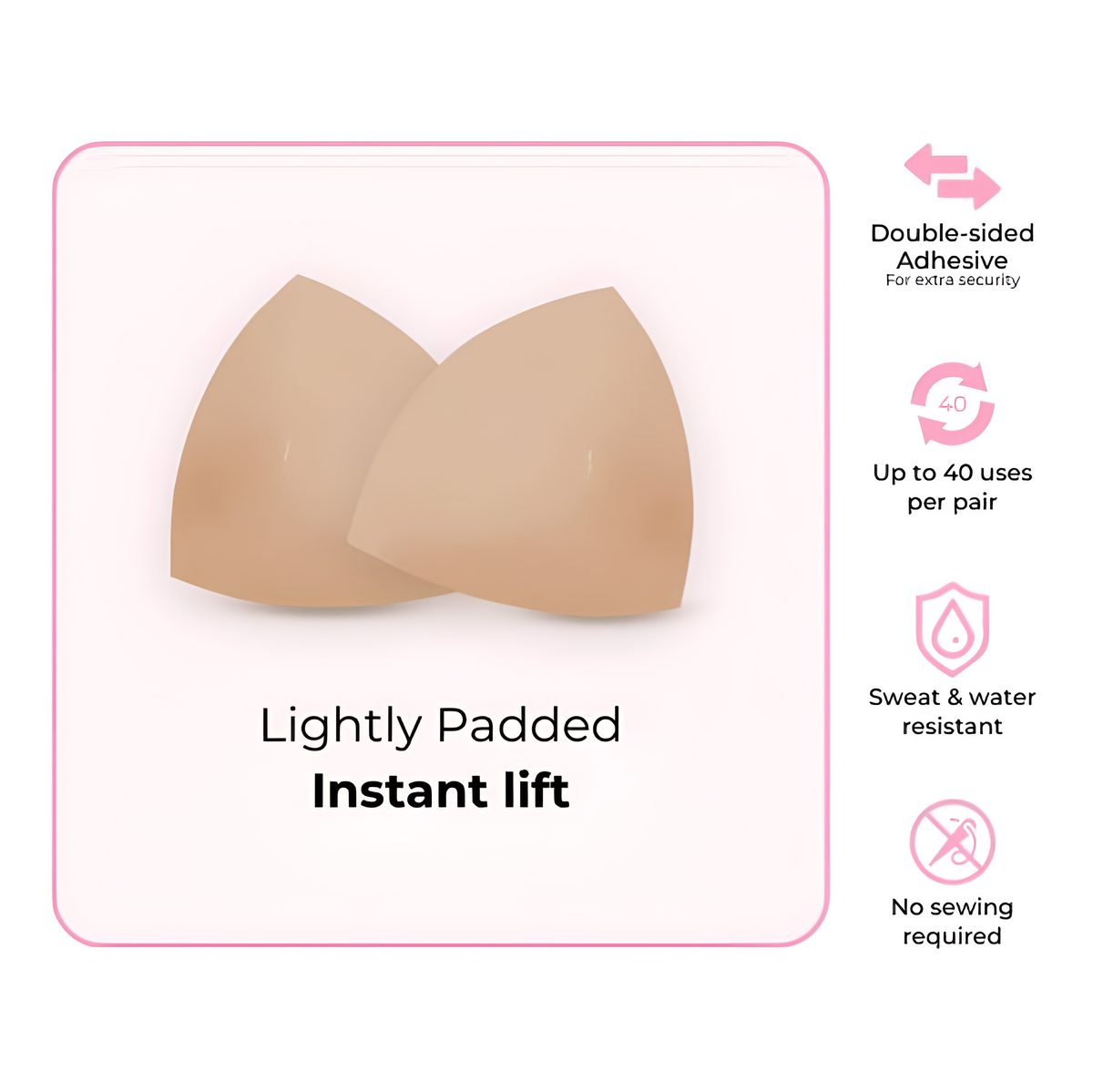 Sticky Fashion Bra Inserts