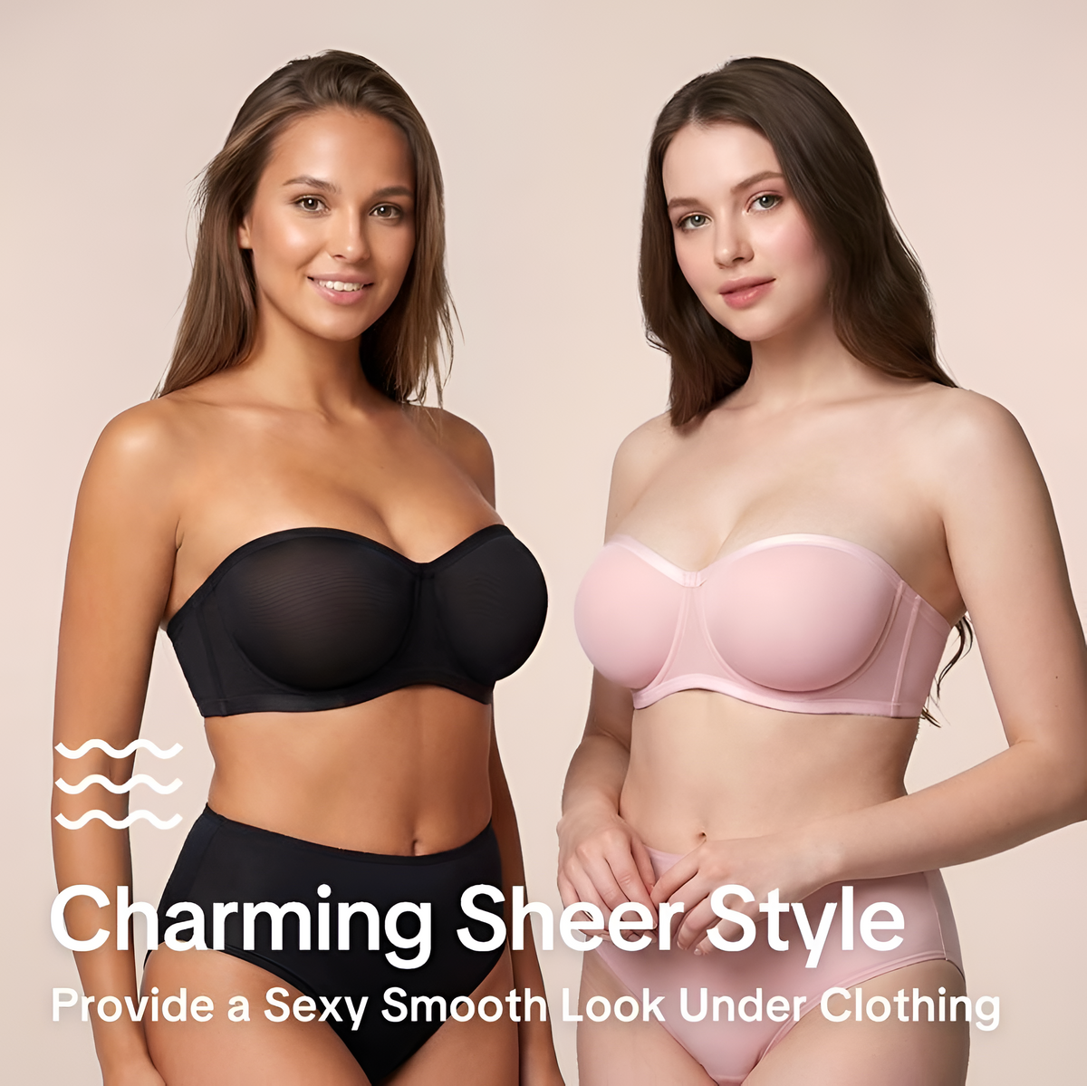Convertible Strapless Minimizer Bra